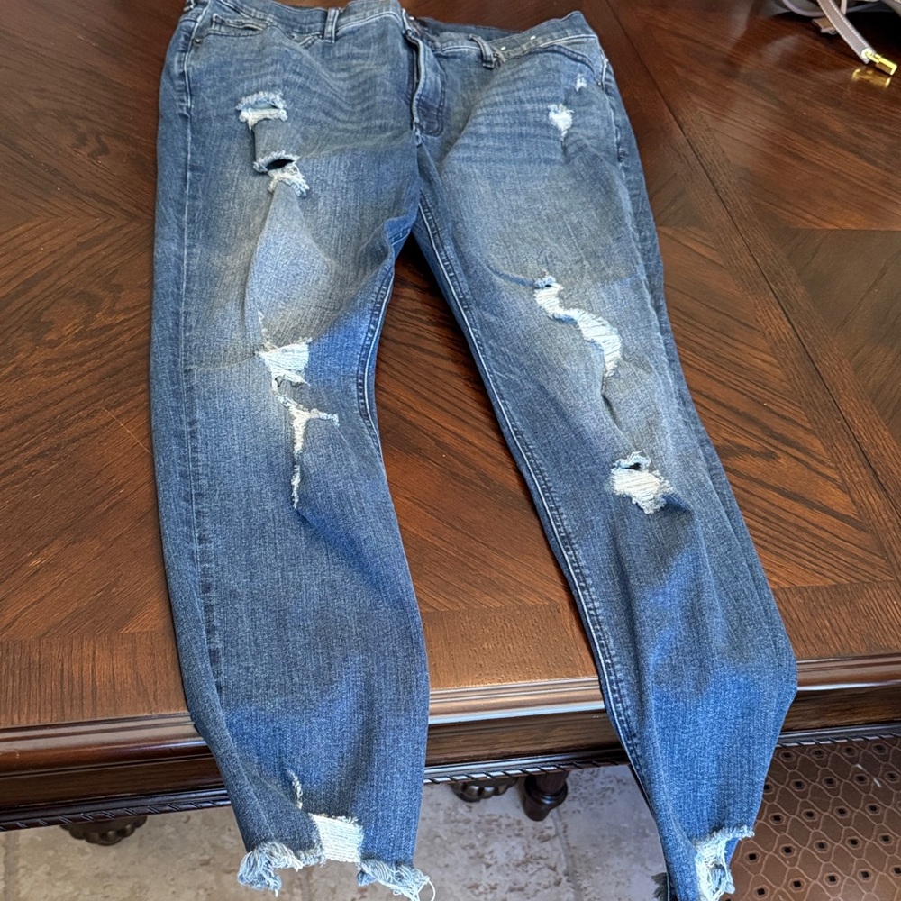 Express ankle high rise skinny 14